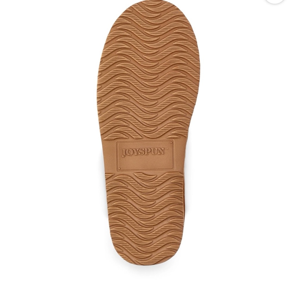 NWT Joyspun Women's Faux Suede Platform Clog Slippers Sz 8 - Picture 10 of 16